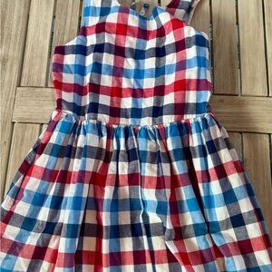 Cat & Jack Red and Blue Plaid Dress